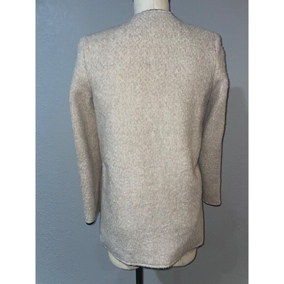 Forever 21 Vintage Y2K Women's Alpaca Blend Teddy Jacket size S  Zip Up - Picture 8 of 11